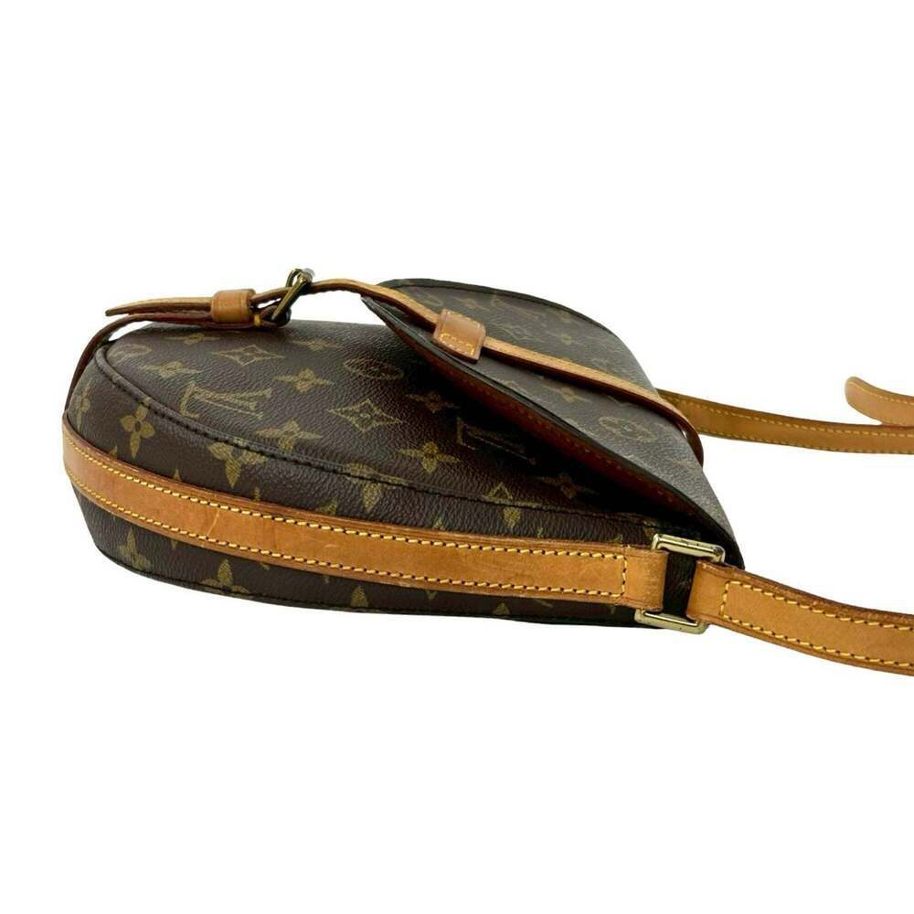 LOUIS VUITTON Brown Monogram Leather Pochette Shoulder Bag - Picture 6 of 10